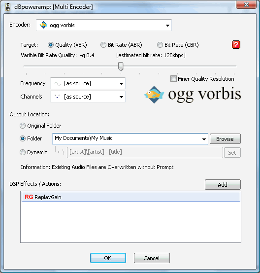 dbpoweramp-codec-ogg vorbis